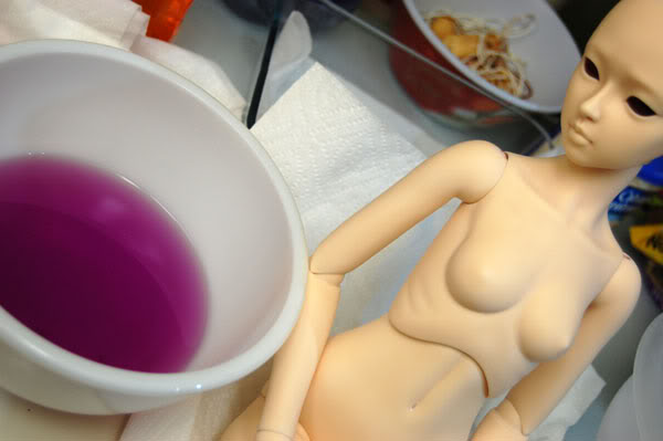 Elfdoll Soah Restored Next to Windsor and Newton Cleaner