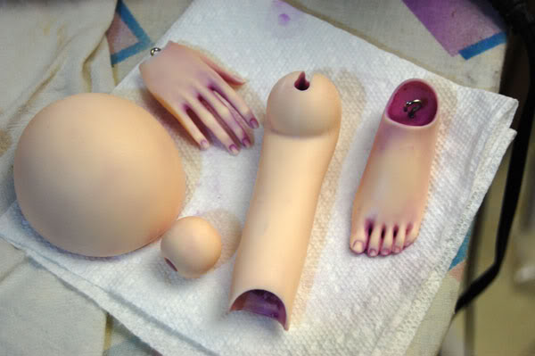 Elfdoll Soah Dye Removal In Progress