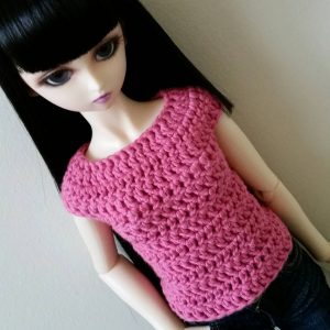 SD Pink Crochet Shirt