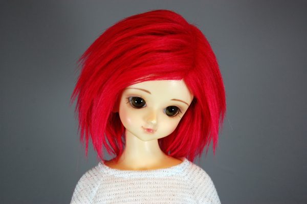 7/8 Red Wig